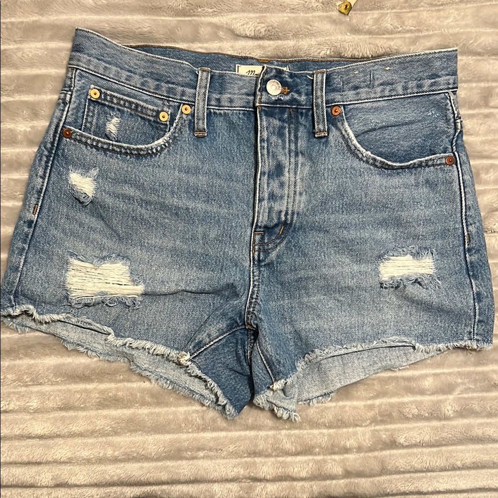 Madewell Women's Relaxed Denim Jean Shorts